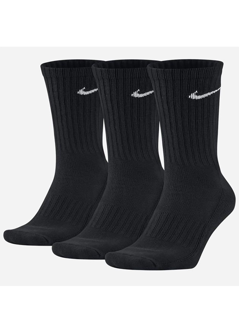 Носки 3Ppk Value No Show Белый Черный Серый 3 пары Nike (260658979)