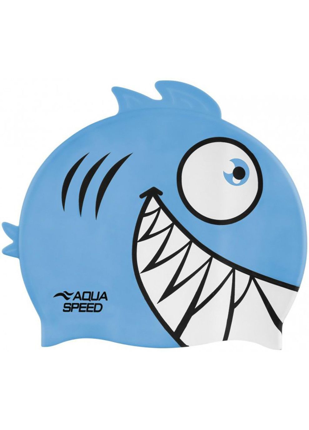 Шапочка для плавання ZOO Pirana Піранья дитяча Бірюзовий Aqua Speed (260653448)