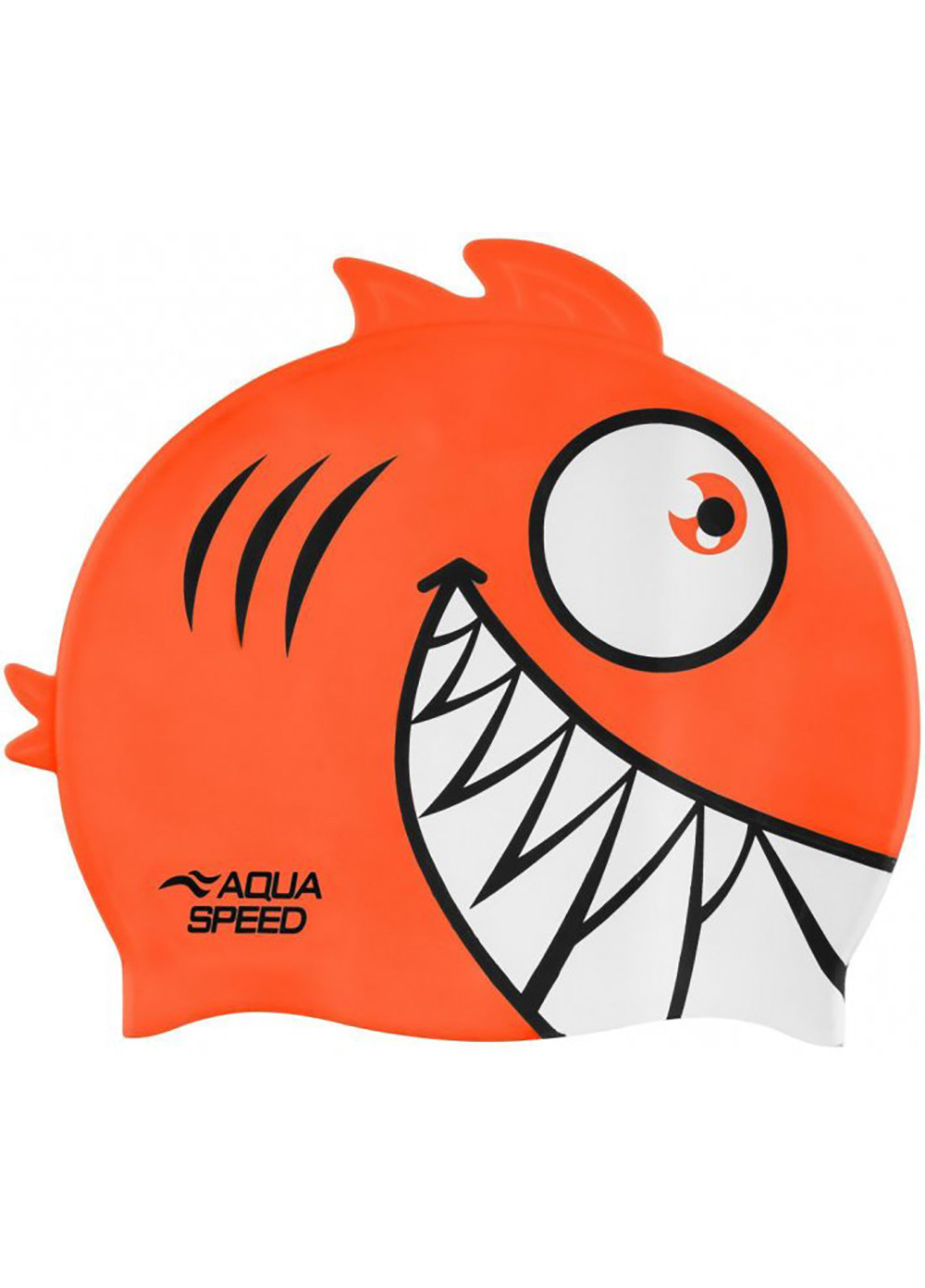 Шапочка для плавания ZOO Pirana Пиранья детская Оранжевый Aqua Speed (260653770)