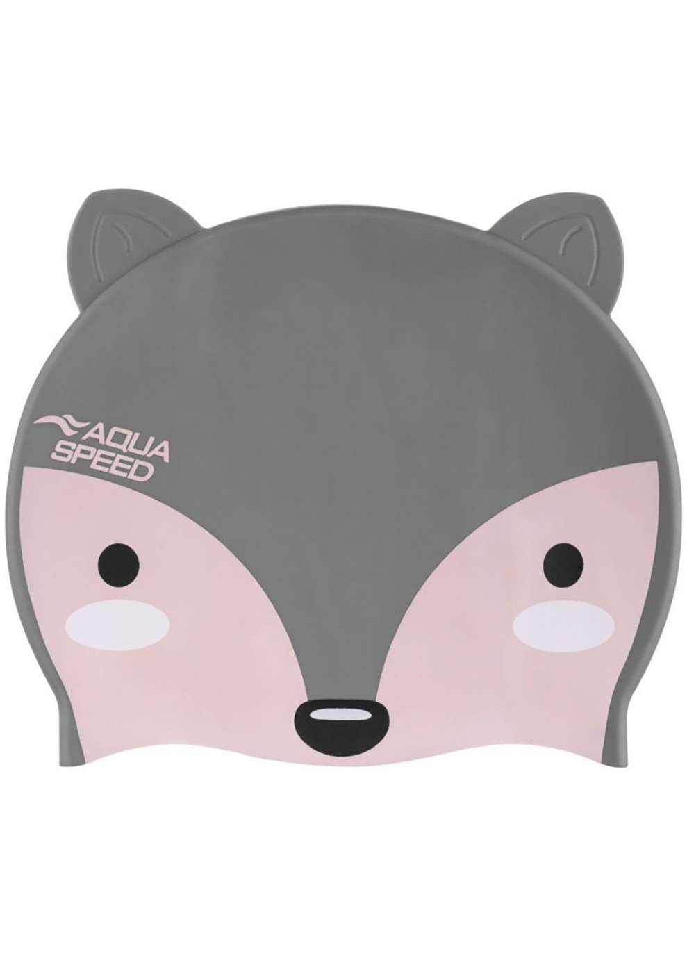 Шапочка для плавання ZOO Fox 9815 Лисиця дитяча Сірий Aqua Speed (260653451)