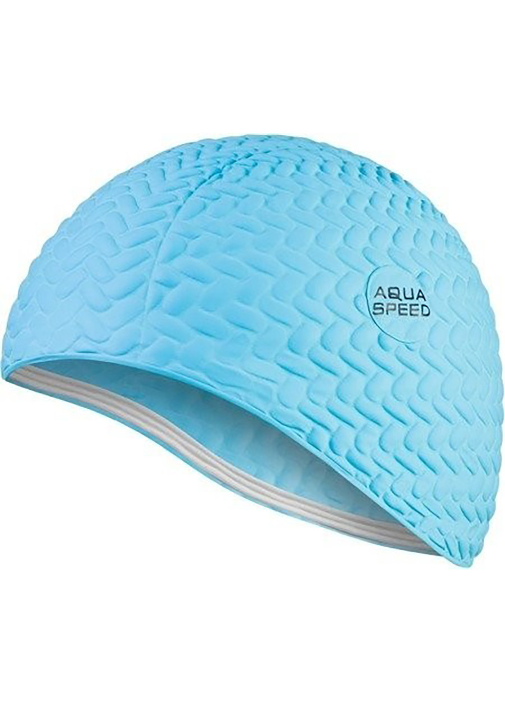 Шапка для плавания BOMBASTIC TIC-TAC 5715 светло-голубой Жен Aqua Speed (260658448)