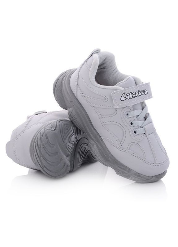 Серые демисезонные кросівки для хлопчика (демісезон) сірий (58541-v0) No Brand