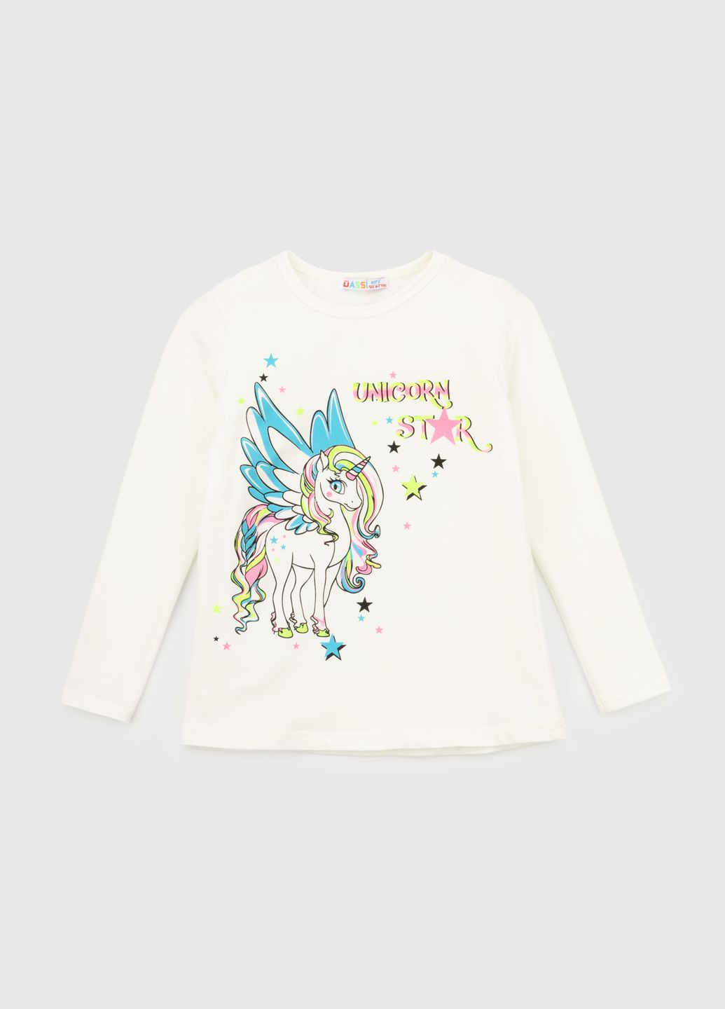 Молочный демисезонный повседневный лонгслив Dassi