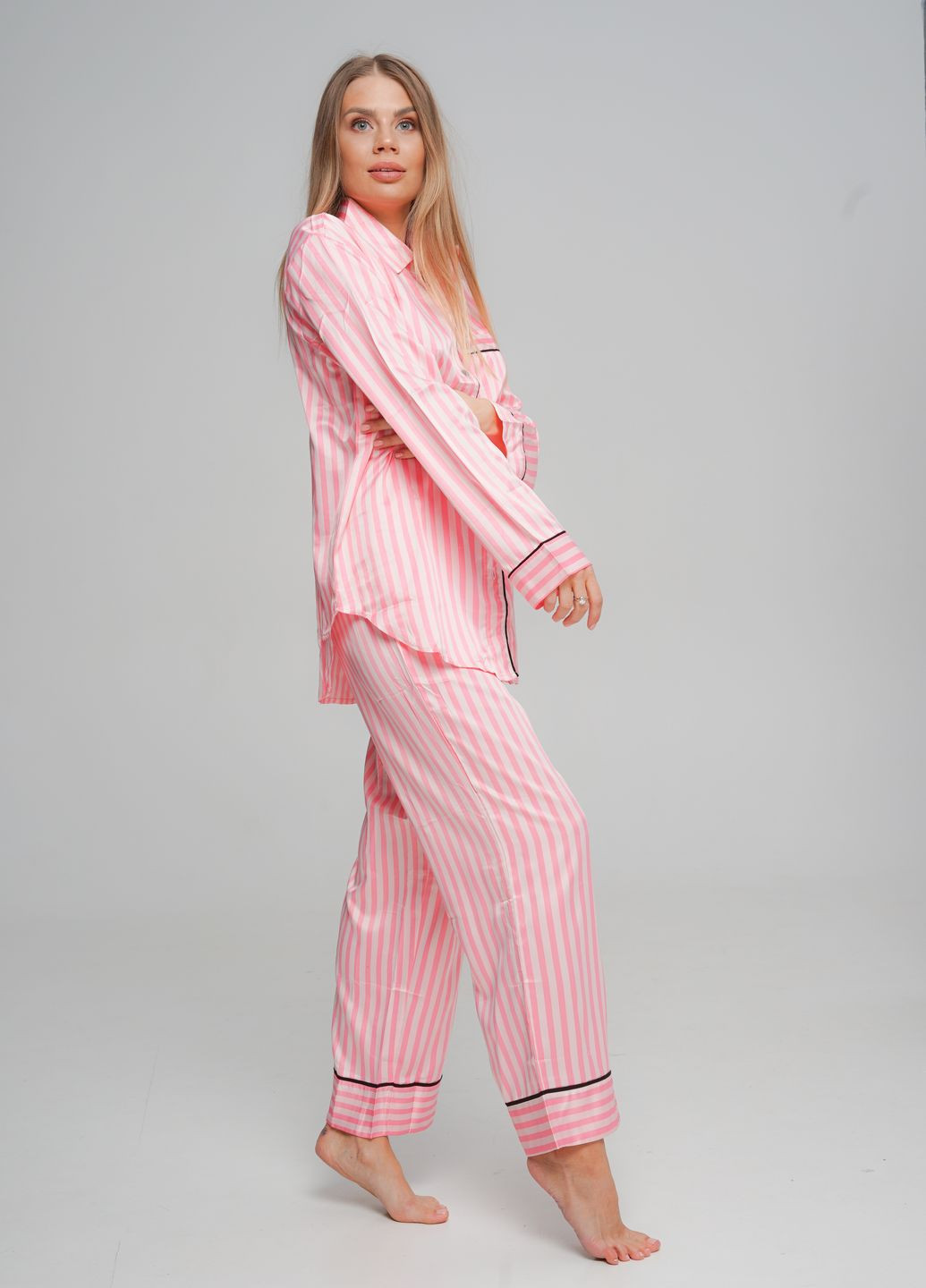 Комбинированная всесезон пижама 74525 розовый Victoria's Secret