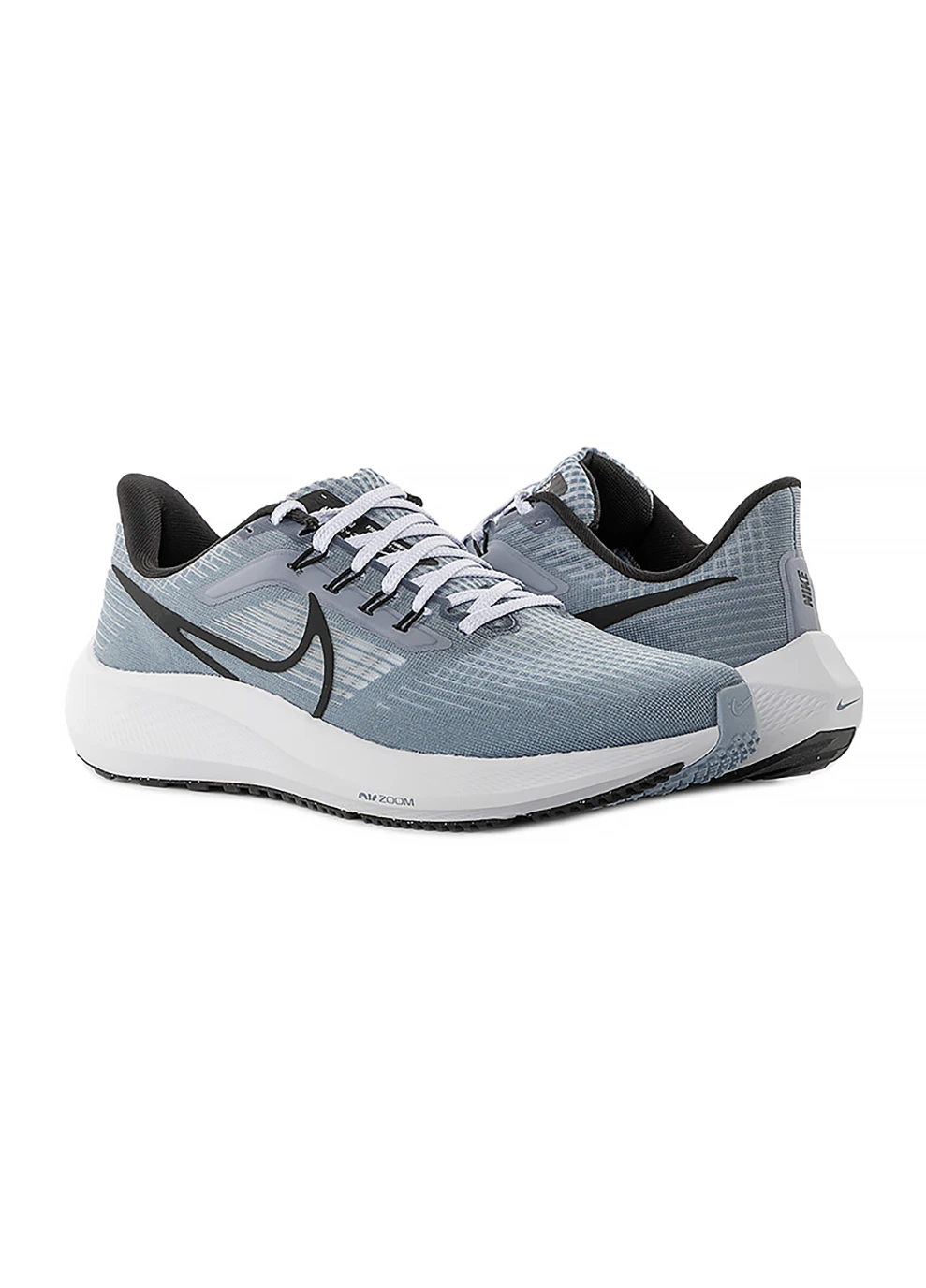 Сірі чоловічі кросівки air zoom pegasus 39 сірий демісезон Nike