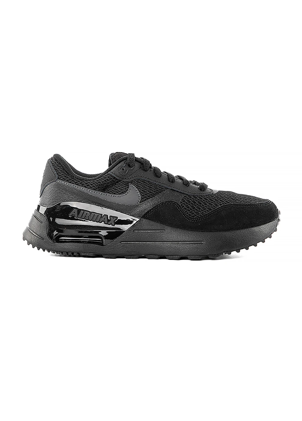 Чорні чоловічі кросівки air max systm чорний демісезон Nike
