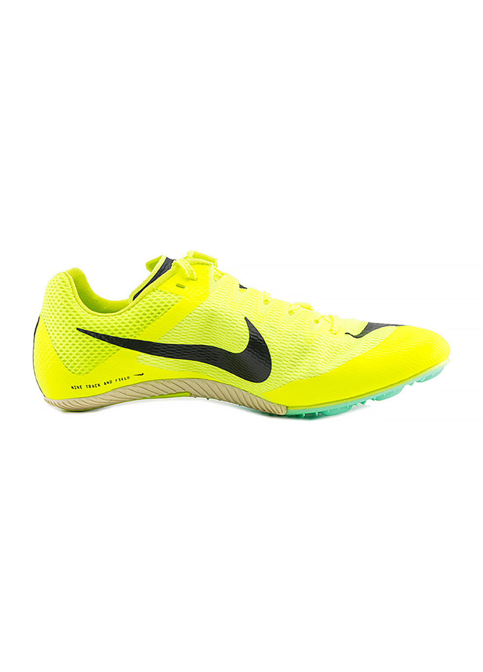 Салатовые демисезонные мужские кроссовки zoom rival sprint салатовый Nike