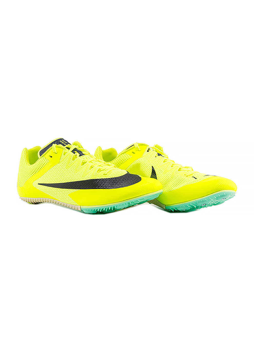 Салатовые демисезонные мужские кроссовки zoom rival sprint салатовый Nike