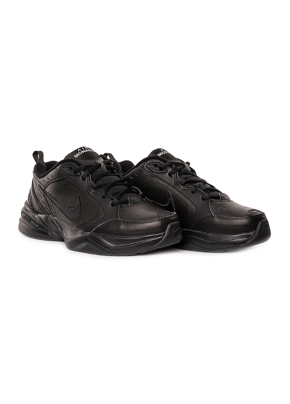 Черные демисезонные мужские кроссовки air monarch iv черный Nike