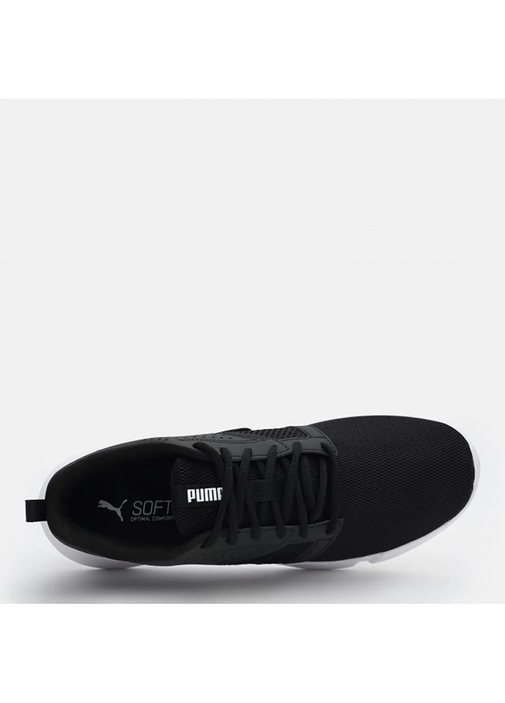 Черные демисезонные мужские кроссовки для бега interflex modern black-white Puma