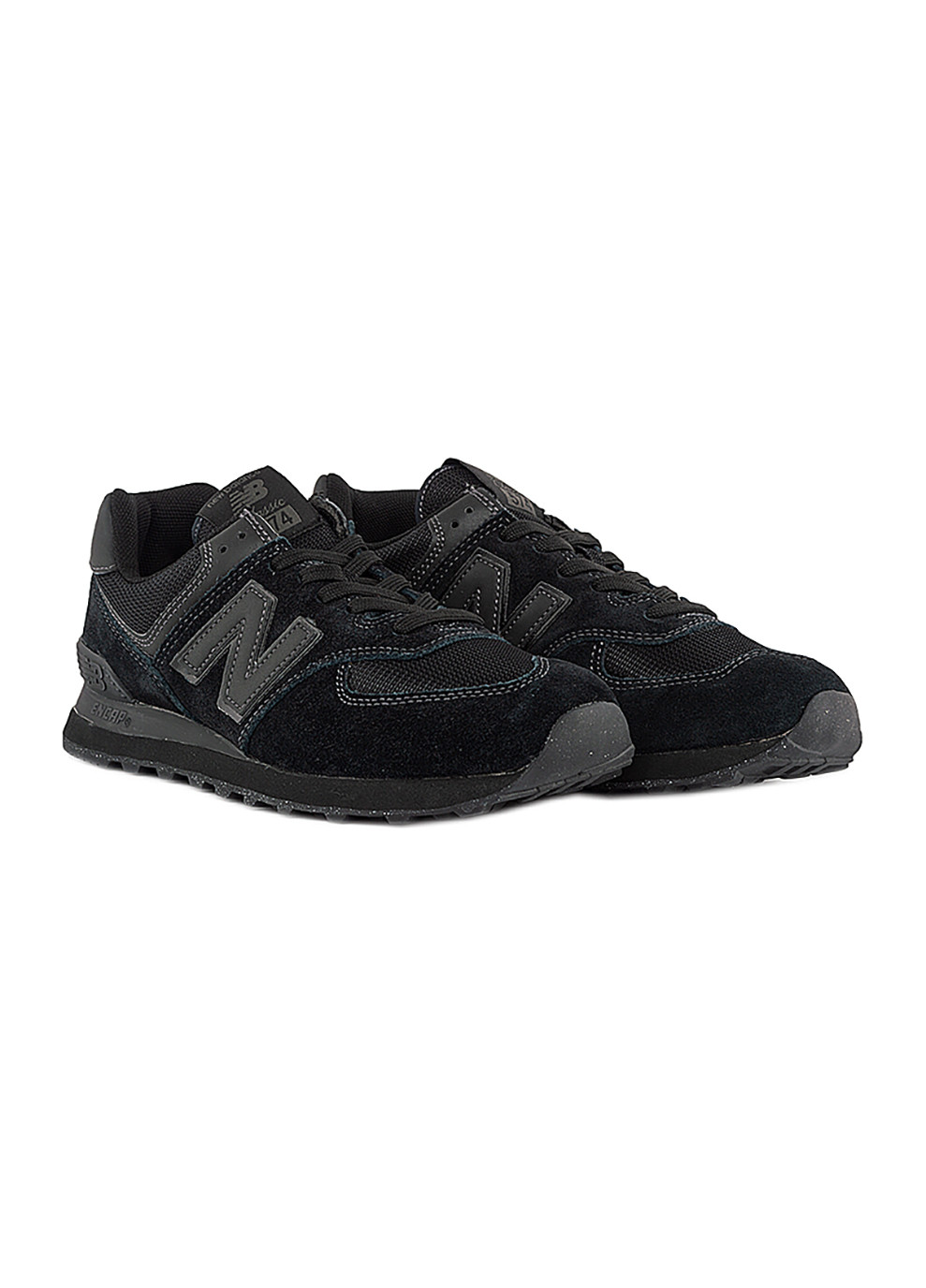 Черные демисезонные мужские кроссовки 574 classic gl черный New Balance