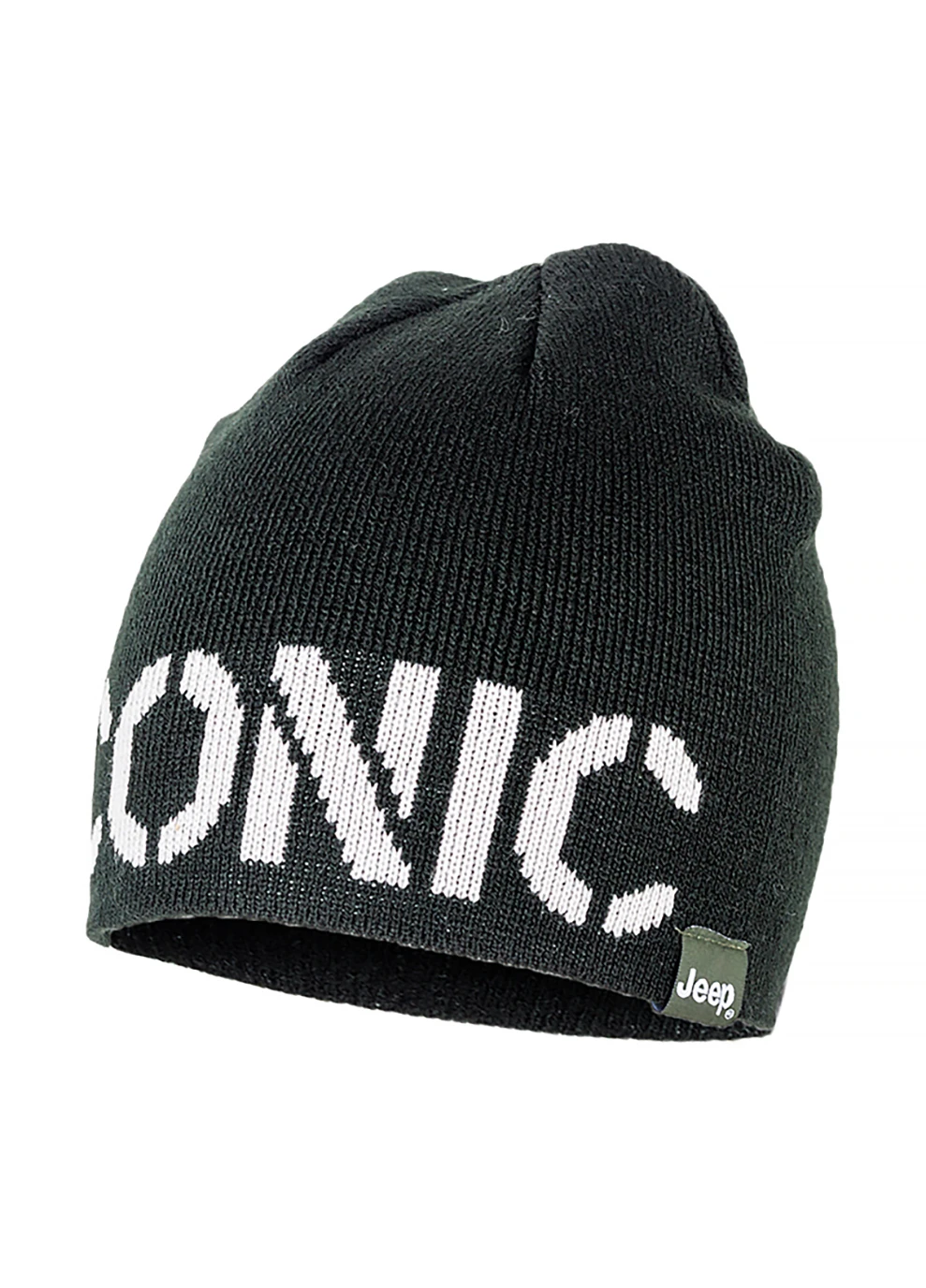 Чоловіча Шапка ICONIC TRICOT HAT J22W Чорний Jeep (260658326)