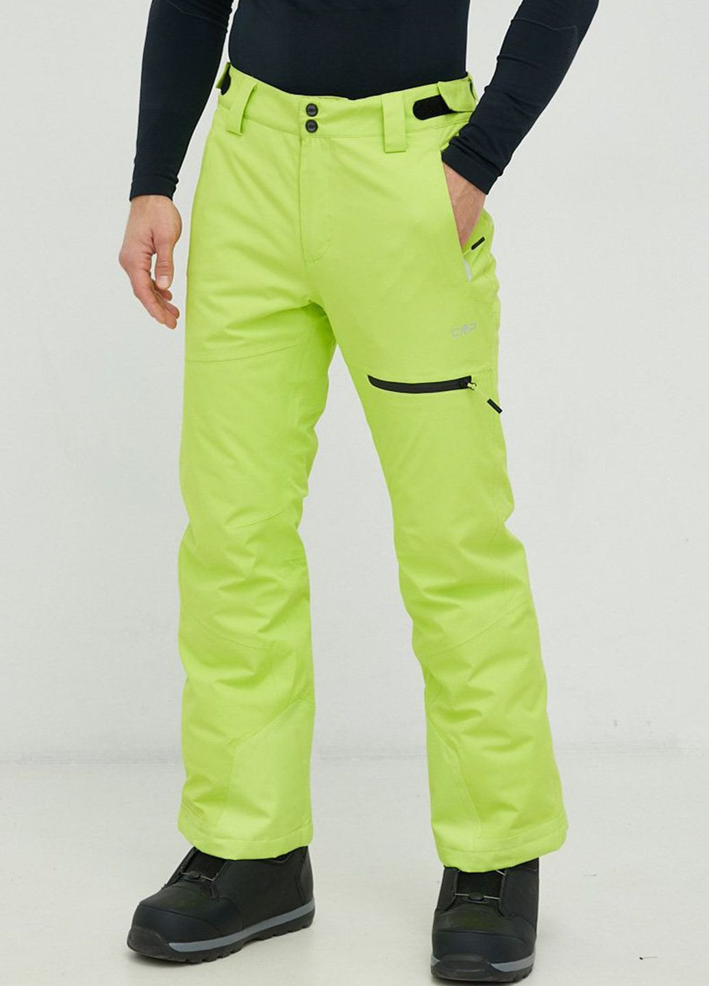 Салатовые горнолыжные брюки Man Pant CMP (260668850)