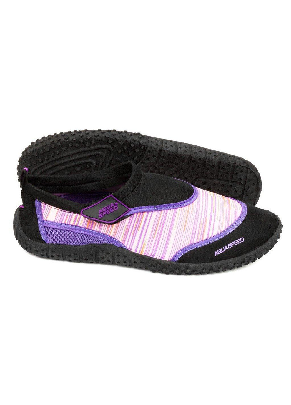 Аквашузи AQUA SHOE MODEL 2A 6539 чорний, рожевий Aqua Speed (260762424)