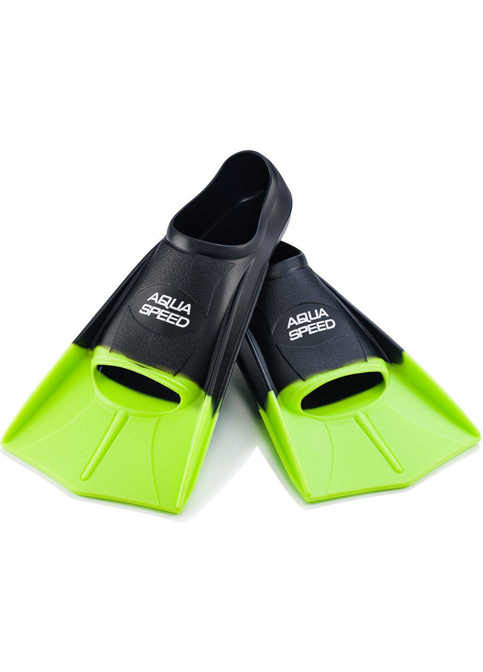 Ласты Aquaspeed Training Fins 5636 (137-38) 45-46 Черно-зеленые (5908217656360) Aqua Speed (260762406)