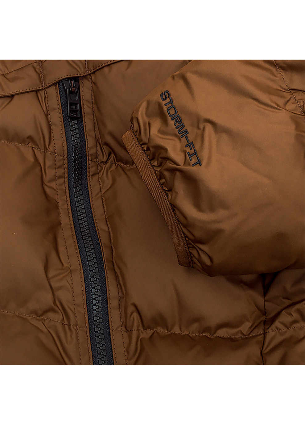 Коричневая демисезонная мужская куртка m nk sf wr pl-fld hd parka коричневый m (dr9609-259 m) Nike