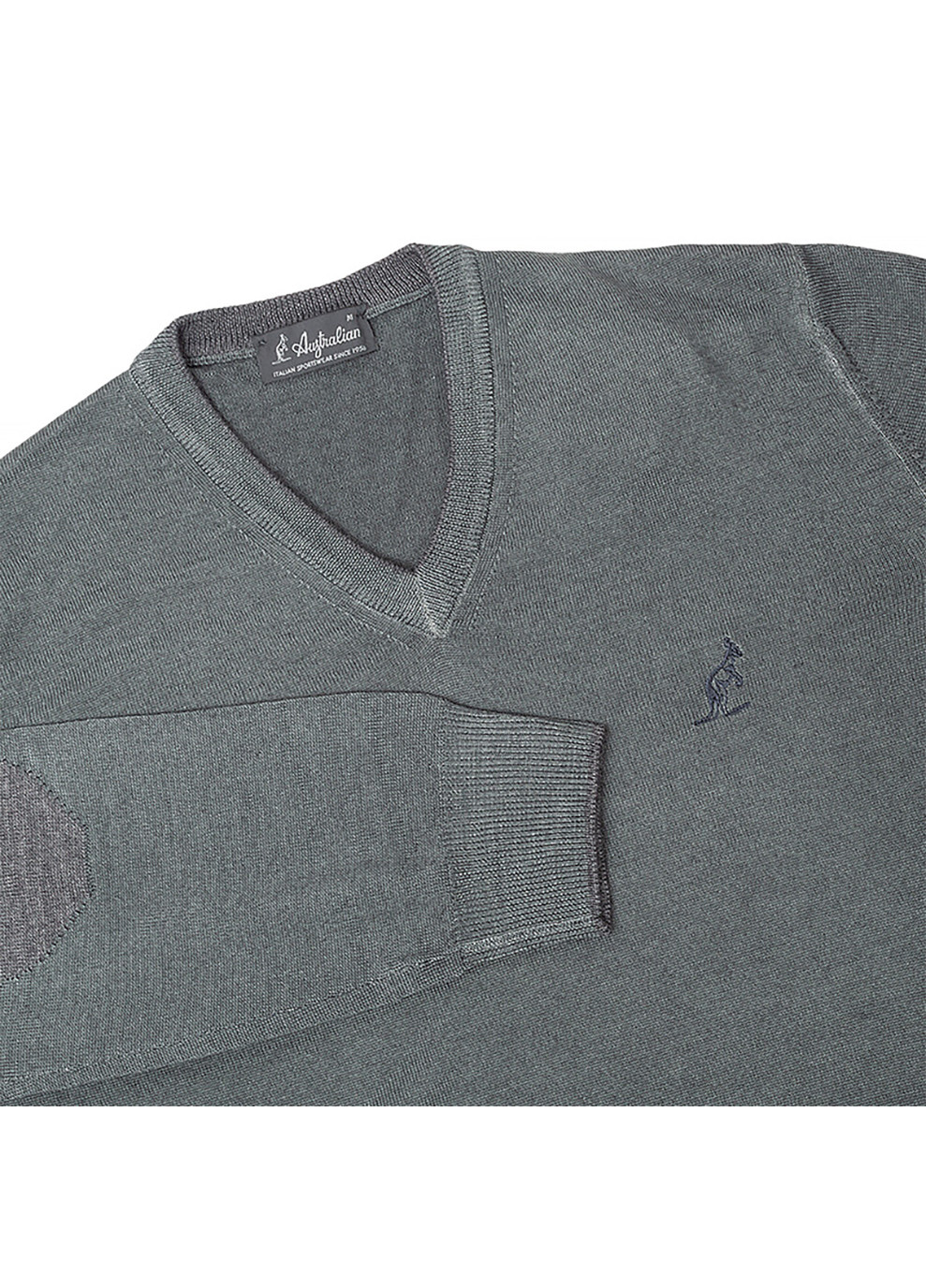 Мужская Кофта AUSTRAIAN Sweater Merinos V Neck Серый Australian (260763079)