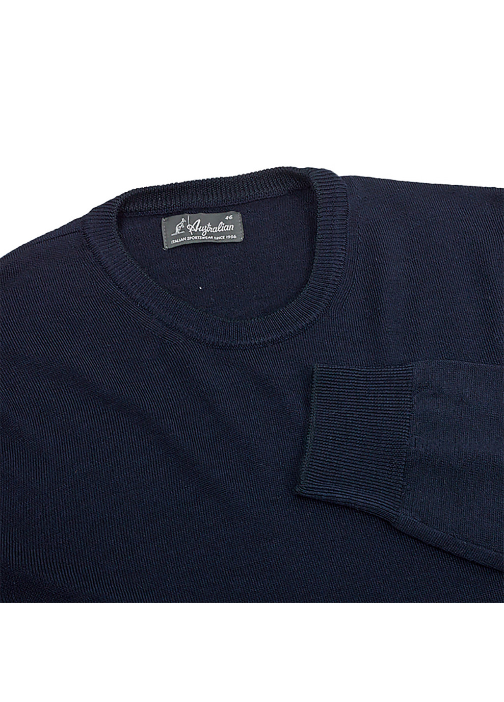 Мужская Кофта AUTRALIAN Sweater Merinos Crewneck Синий Australian (260761671)