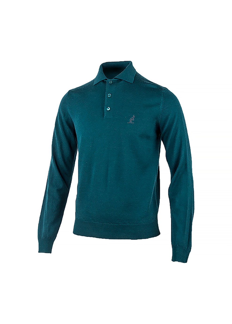 Мужская Кофта Sweater Polo Neck Бирюзовый Australian (260761665)