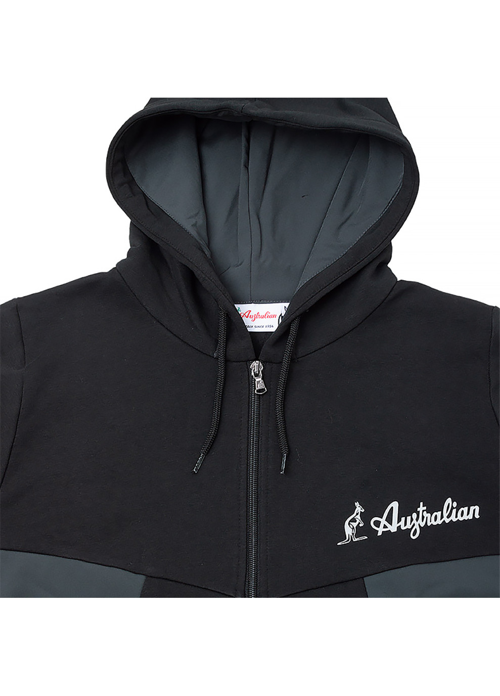Мужская Толстовка AUTRALIAN Fullzip Hoodie in Winter Fleece and Slam Inserts Комбинированный Australian (260763083)