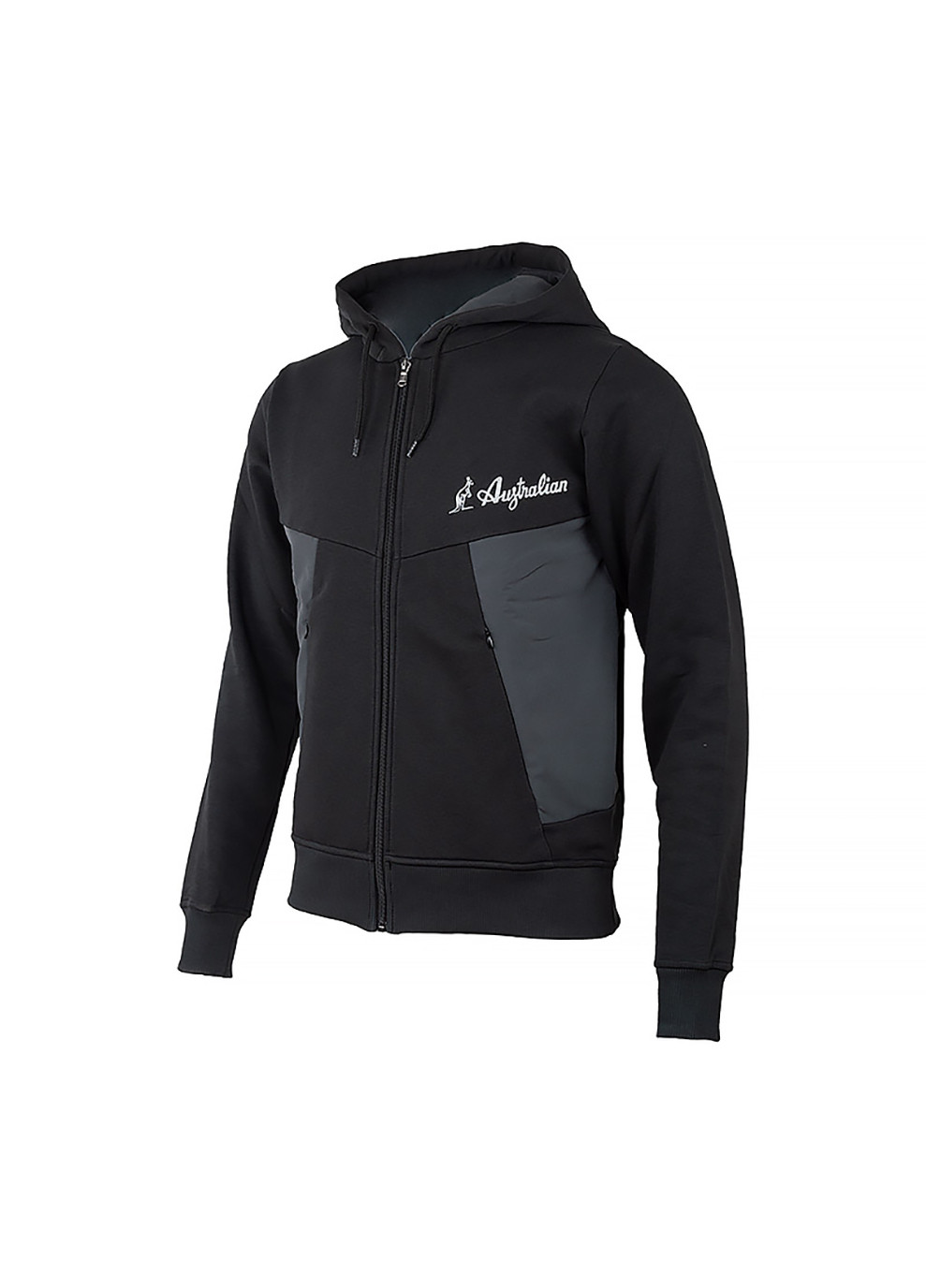 Мужская Толстовка AUTRALIAN Fullzip Hoodie in Winter Fleece and Slam Inserts Комбинированный Australian (260763083)