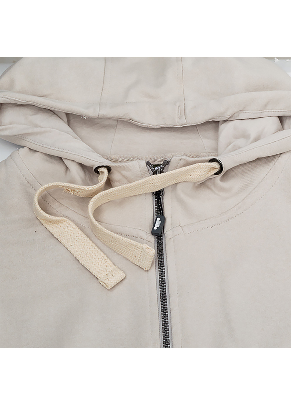 Мужская Толстовка HOODED SWEATSHIRT FULL ZIP Sleeve Embroidery Серый Jeep (260763629)