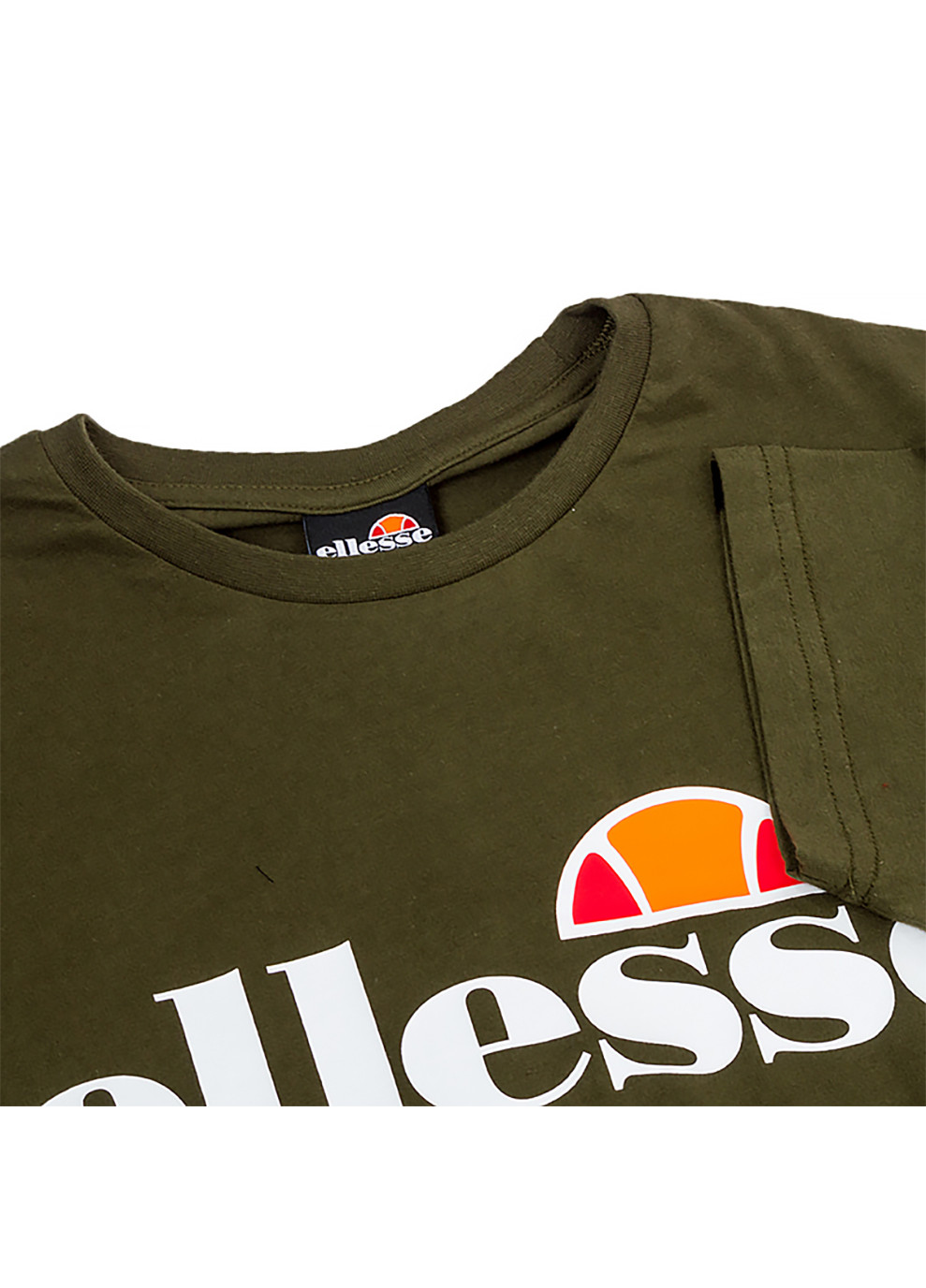 Хаки (оливковая) мужская футболка sl prado хаки xl (shc07405-khaki xl) Ellesse
