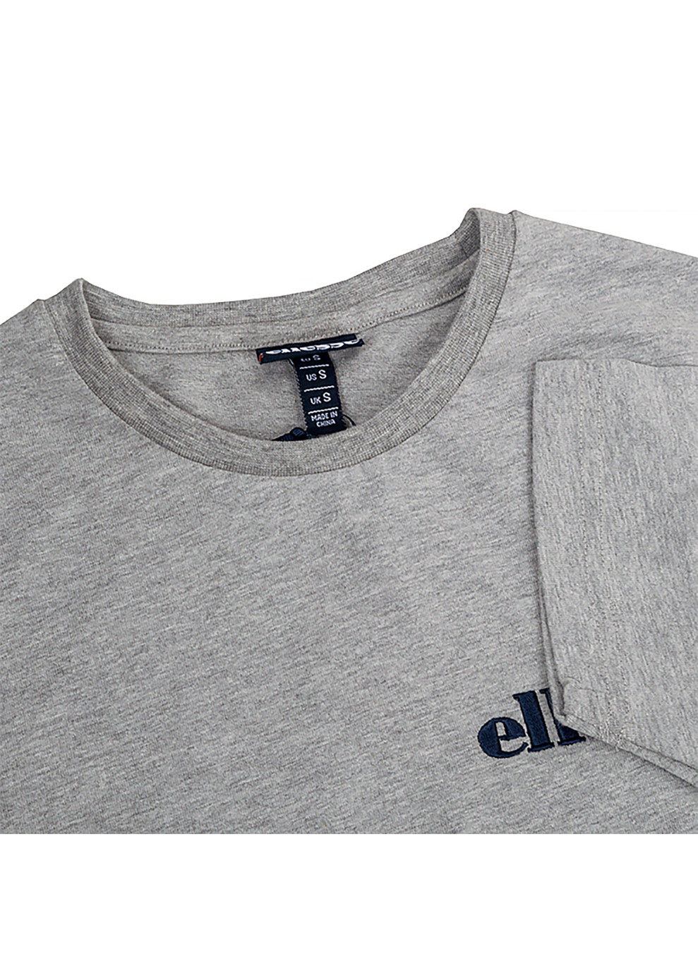 Серая мужская футболка voodoo серый 2xl (shb06835-grey-marl 2xl) Ellesse