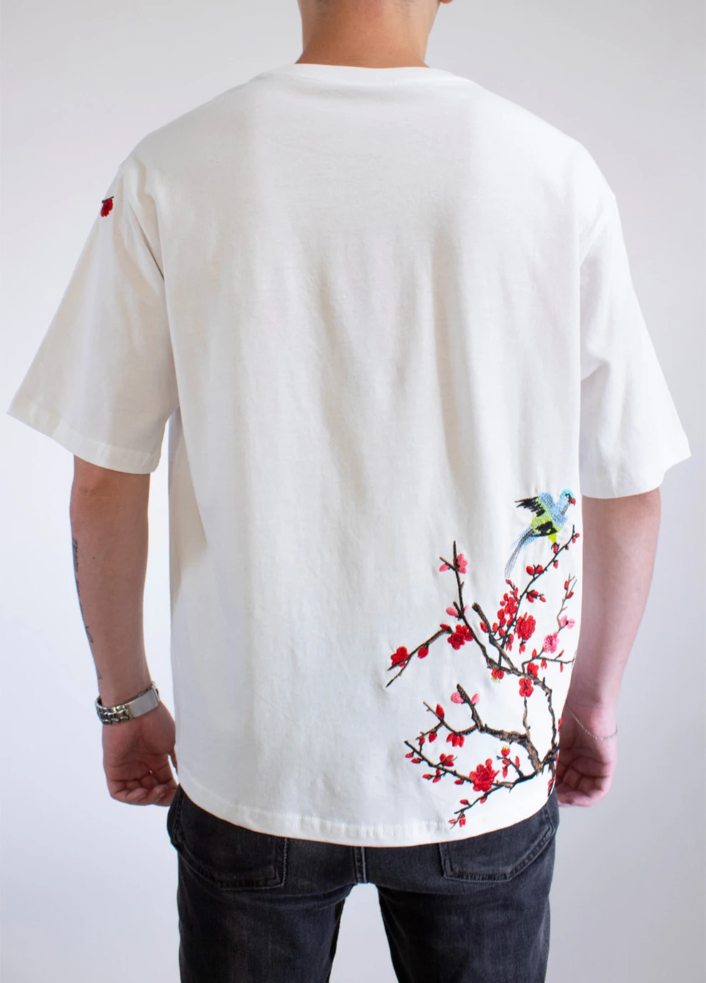 Белая мужская футболка spring singing white xl (28972030) No Brand