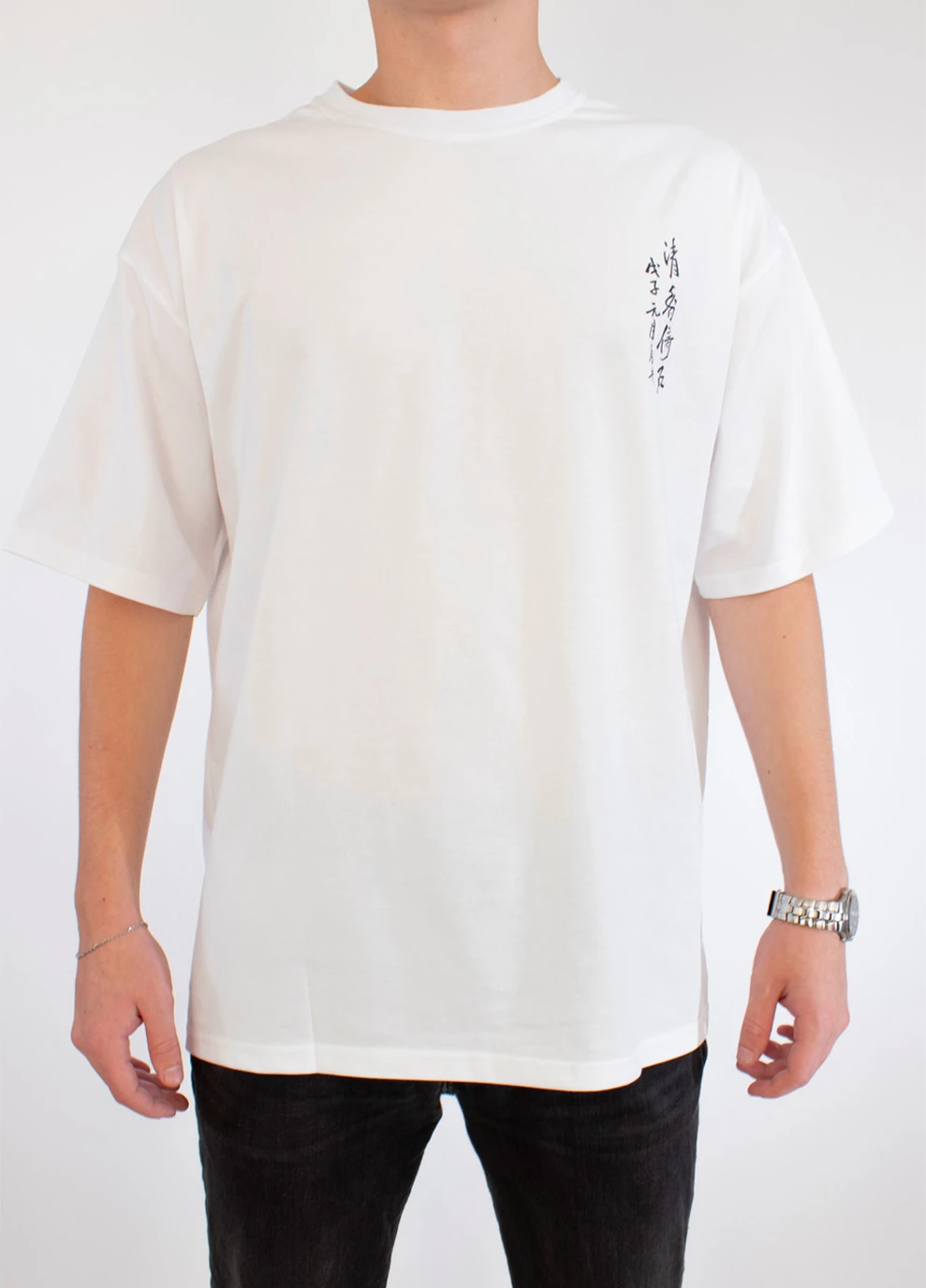 Біла чоловіча футболка cherry blossoms white xl (28972443) No Brand