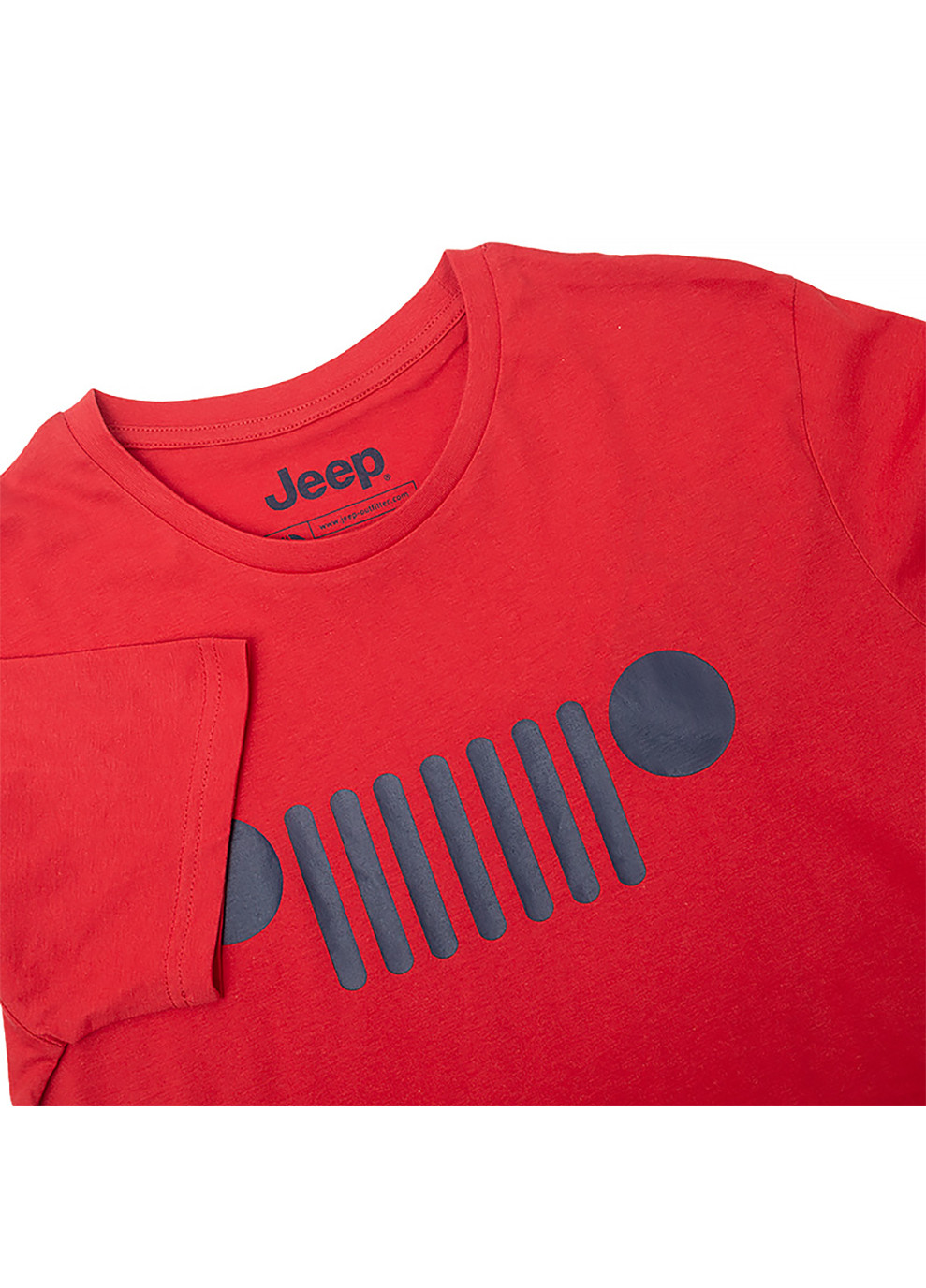 Красная мужская футболка t-shirt grille j22w красный m (o102583-r701 m) Jeep
