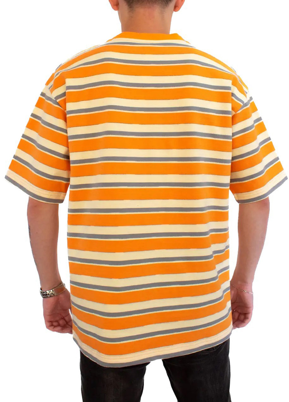 Помаранчева чоловіча футболка auance l yellow (28972662 l) No Brand