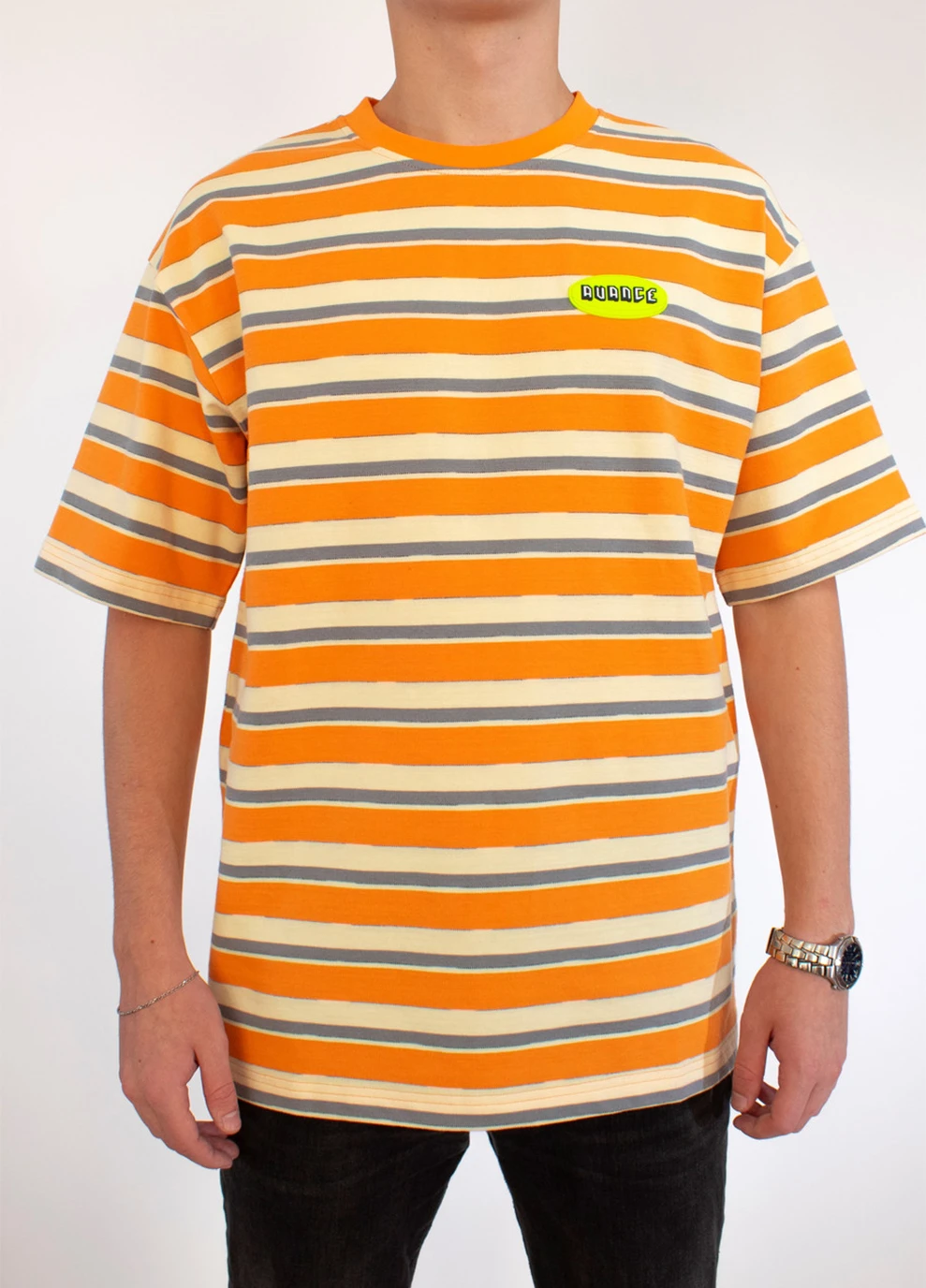 Жовта чоловіча футболка auance yellow No Brand