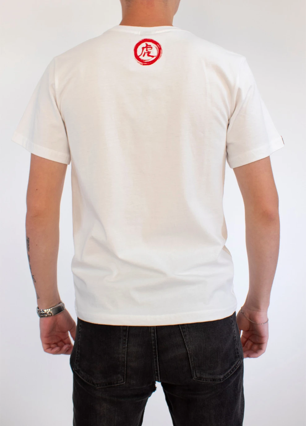 Біла футболка tiger force white xl (28972261) No Brand