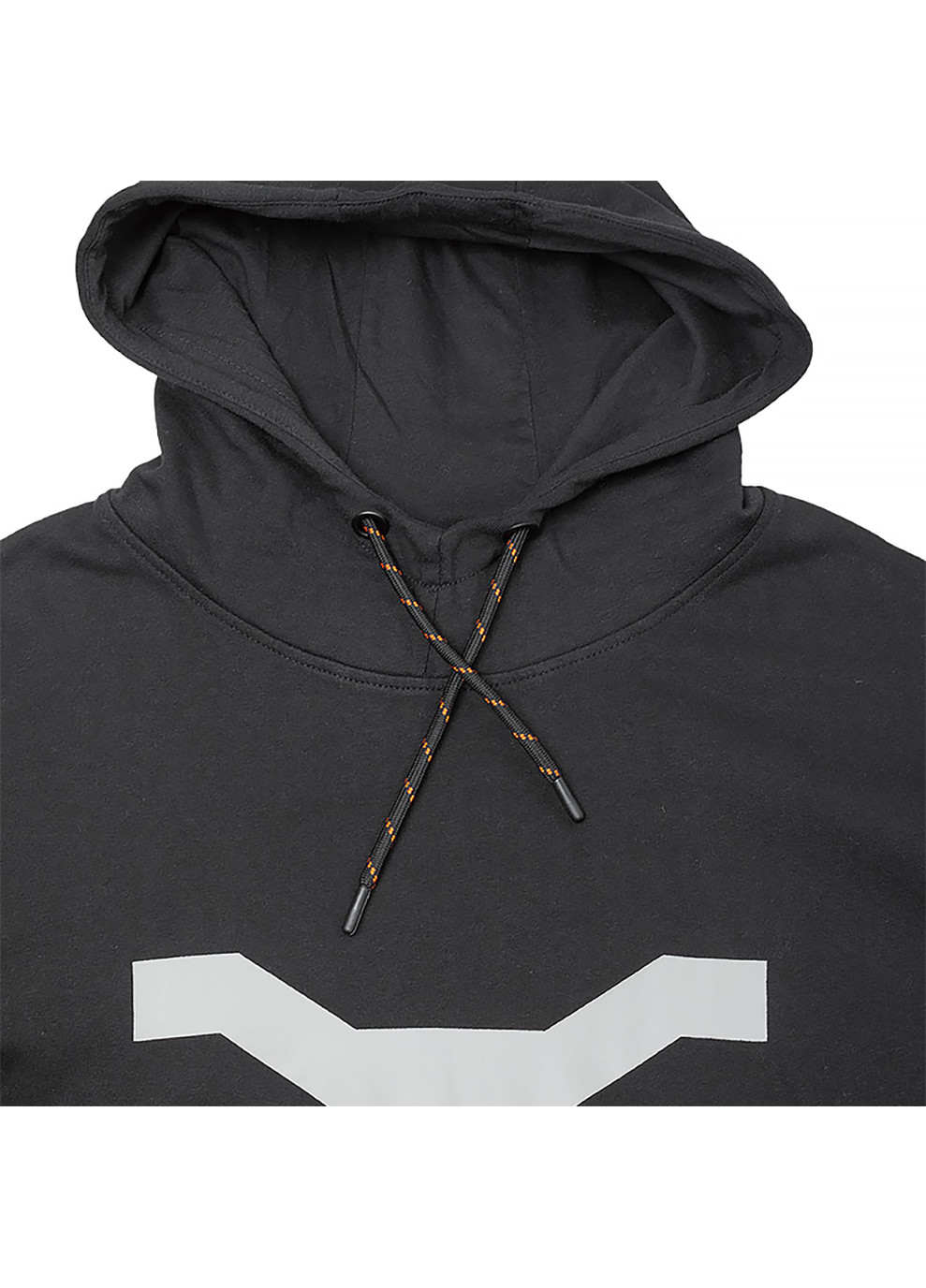 Чоловіче Худі HOODED SWEATSHIRT arge Front Print JX22A Чорний Jeep (260762967)