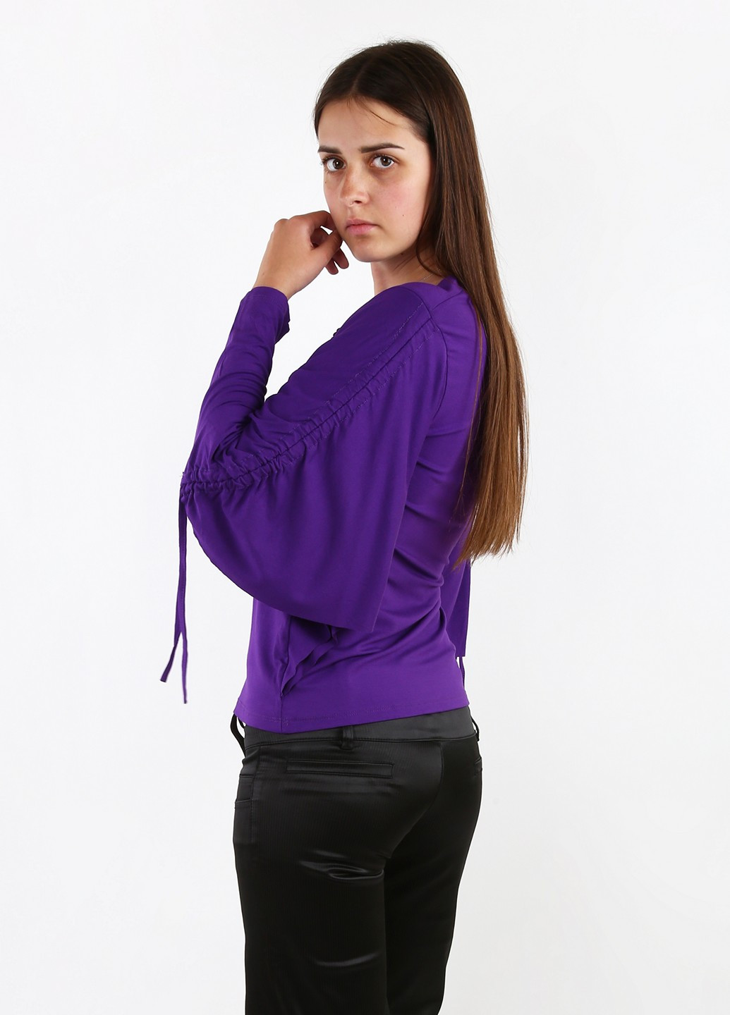 Фіолетова демісезонна блуза Zeren