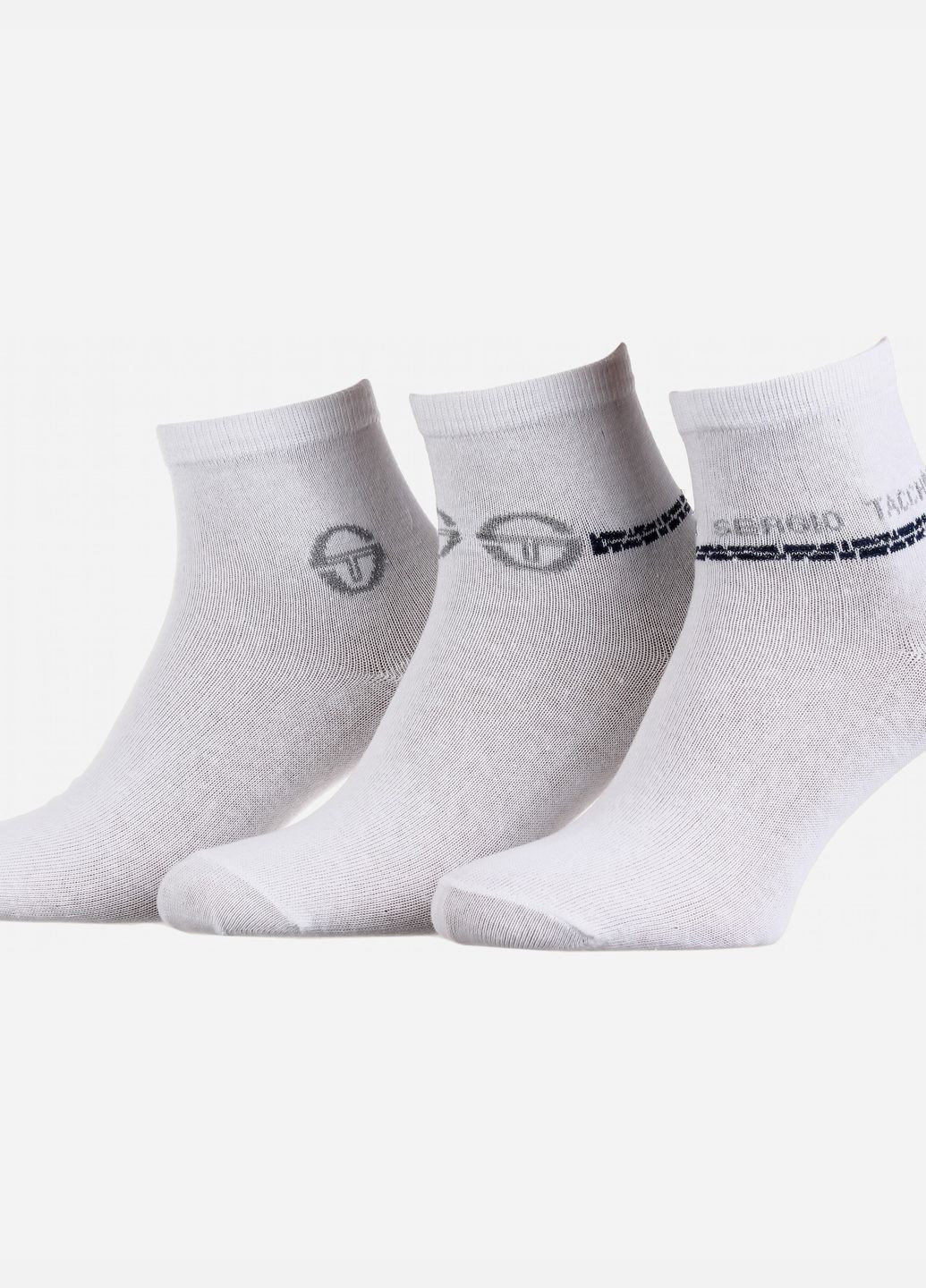 Шкарпетки 3-pack білий unisex 36-41 Sergio Tacchini (261766383)
