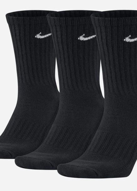 Шкарпетки U NK V CUSH CREW - 3PR VALUE чорний unisex 34-38 Nike (261766206)
