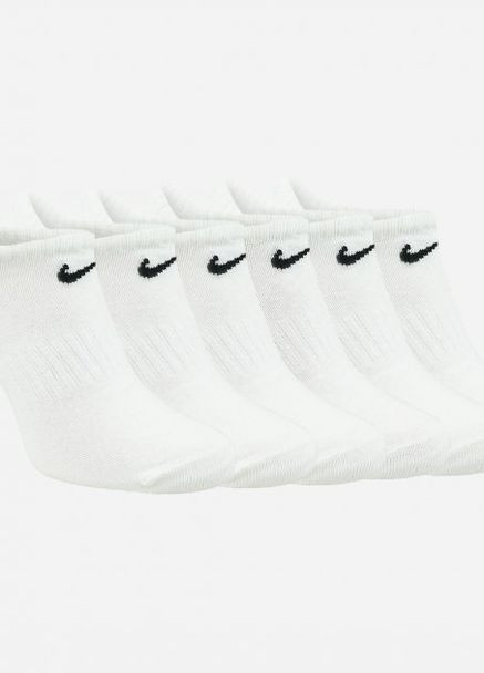 Шкарпетки U NK EVERYDAY LTWT NS 6PR-BAND білий unisex 38-42 Nike (261766156)