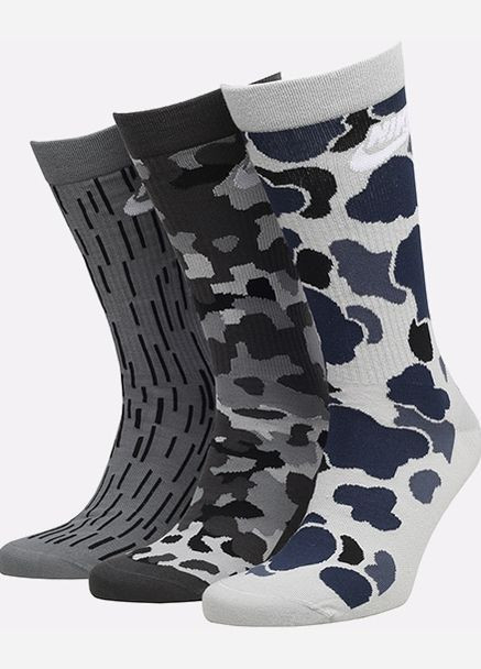 Шкарпетки U NK EVERYDAY ESSENTIAL CREW сірий unisex 42-46 Nike (261766656)