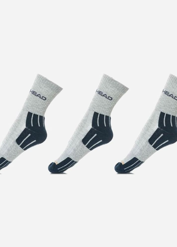 Шкарпетки PERFORMANCE SHORT CREW 3PPK UNISEX сірий, синій unisex 35-38 Head (261766070)