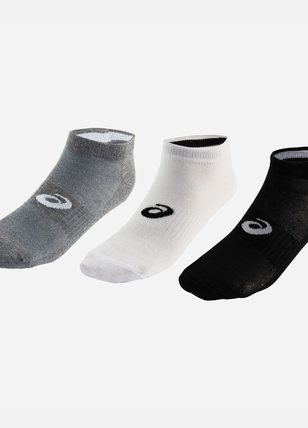 Шкарпетки 3PPK PED SOCK білий, сірий, чорний Unisex 43-46 Asics (261766312)