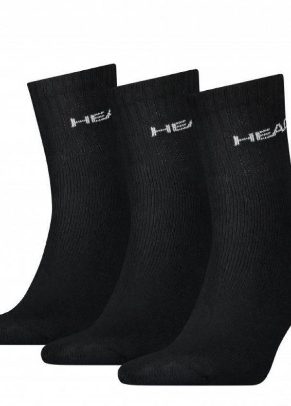 Шкарпетки SHORT CREW 3PPK UNISEX чорний unisex 35-38 Head (261766060)