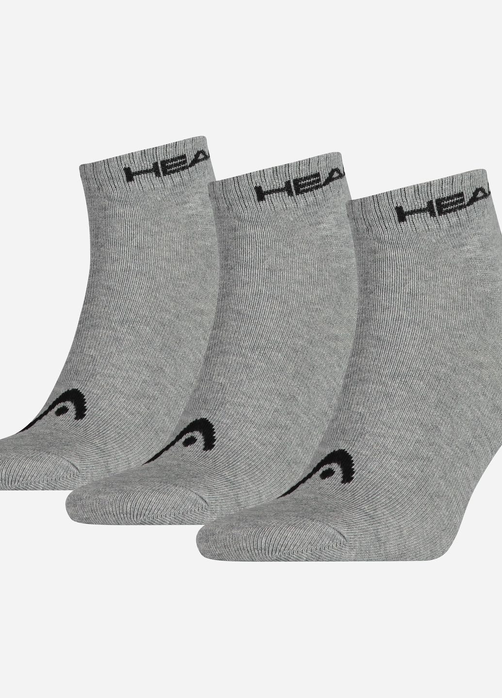 Шкарпетки QUARTER 3P UNISEX сірий unisex 35-38 Head (261765996)
