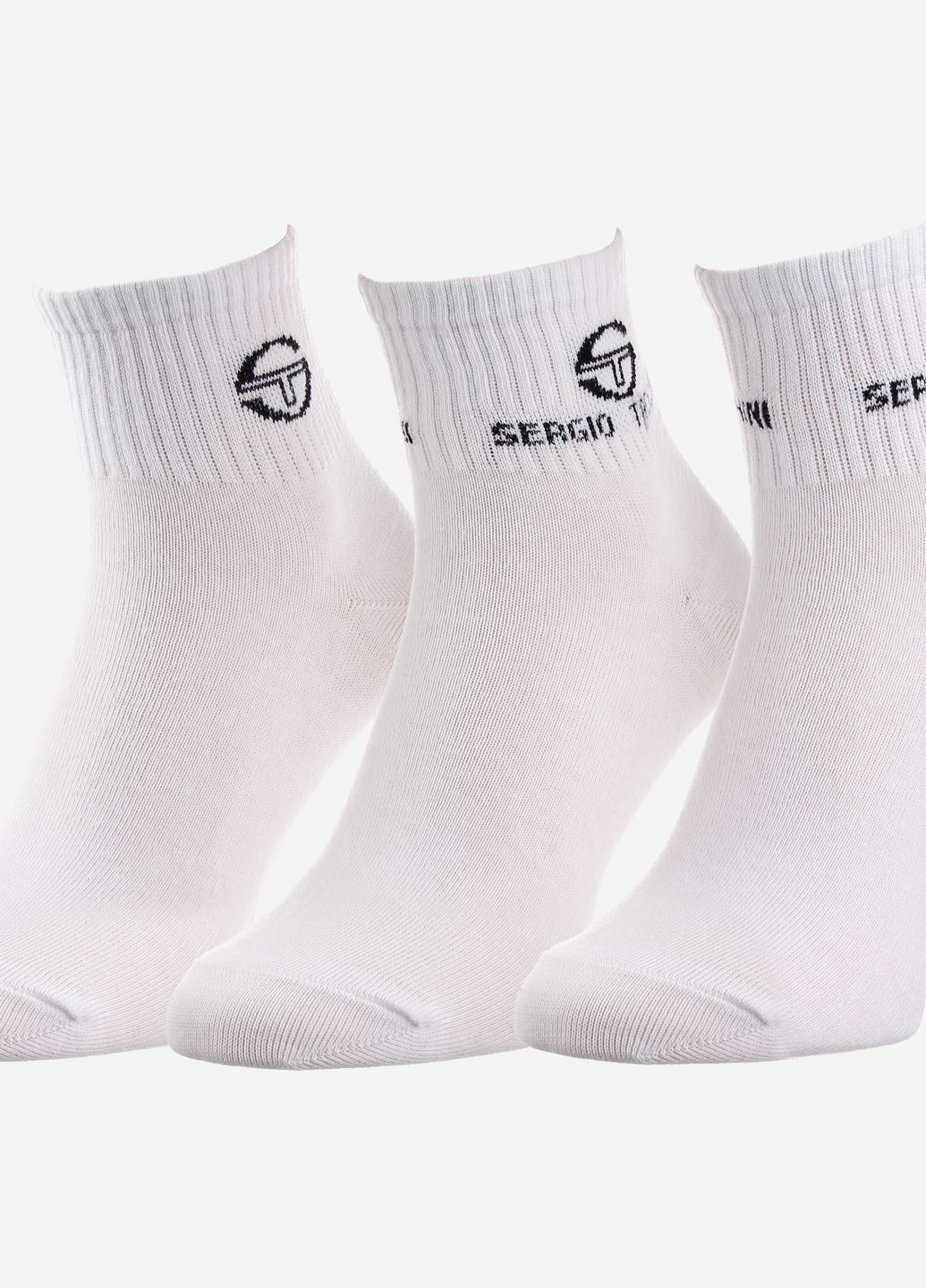 Шкарпетки 3-pack білий Чоловічі 43-46 Sergio Tacchini (261766375)