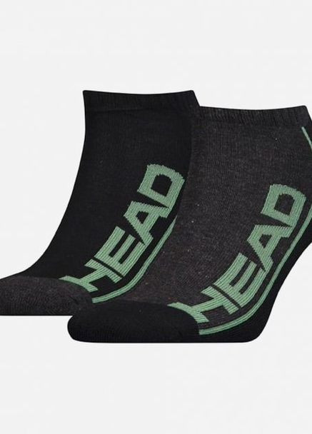 Шкарпетки PERFORMANCE SNEAKER 2PPK UNISEX зелений, чорний unisex 35-38 Head (261765991)