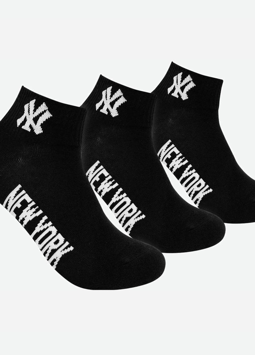 Шкарпетки 3 pk Sneaker чорний unisex 35-38 New York Yankees (261765954)