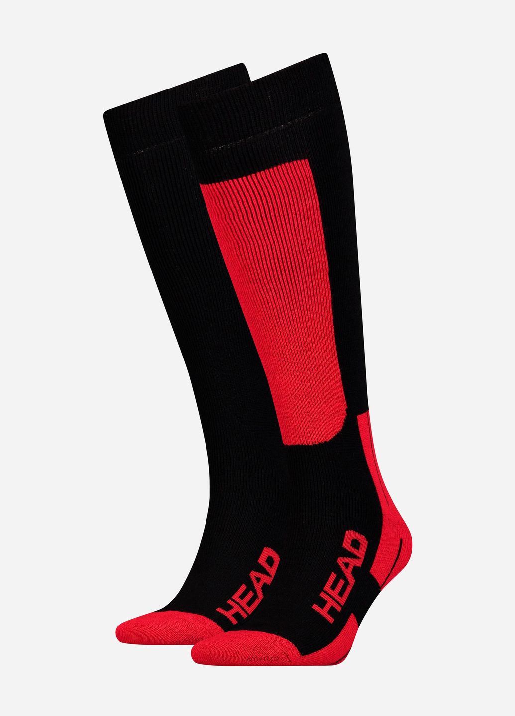 Шкарпетки гірськолижні UNISEX SKI KNEEHIGH 2PPK чорний, червоний unisex 35-38 Head (261766505)