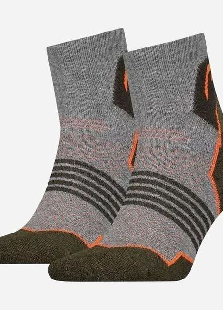 Шкарпетки HIKING QUARTER 2P UNISEX сірий, зелений unisex 39-42 Head (261766062)