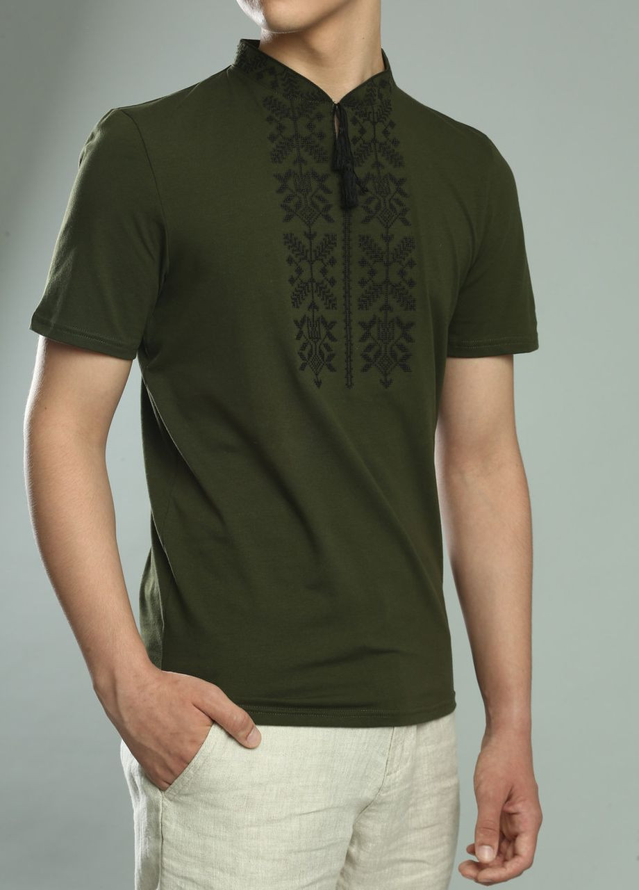 Мужская футболка с вышивкой "Тризуб" Melanika (260736054)